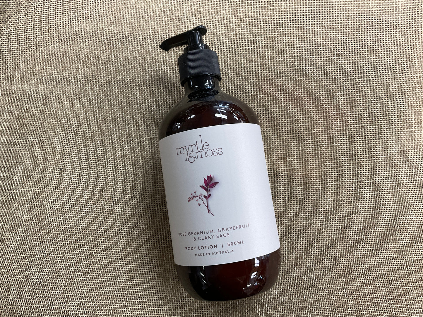 MYRTLE & MOSS BODY LOTION ROSE GERANIUM