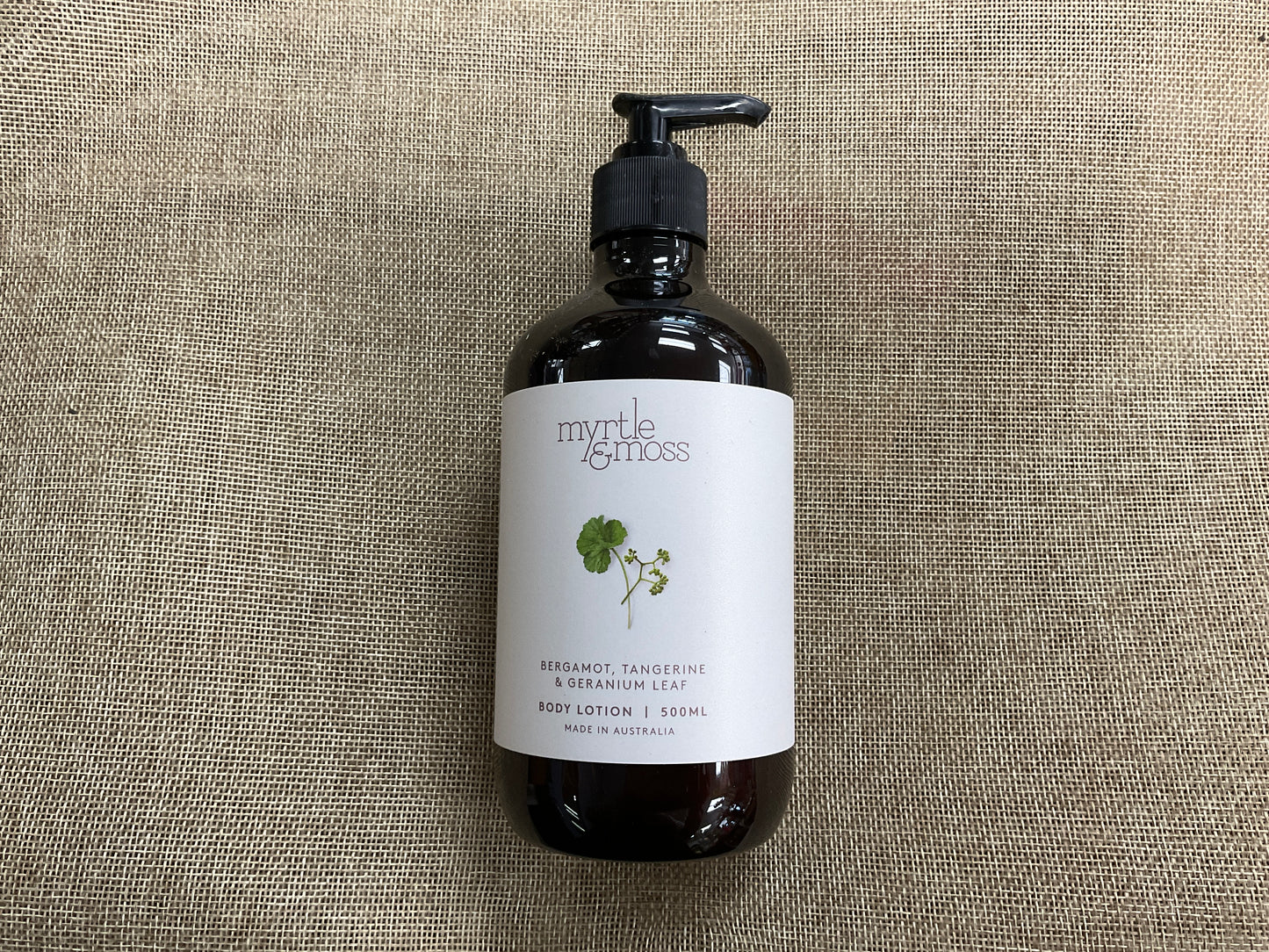 MYRTLE & MOSS BODY LOTION BERGAMOT