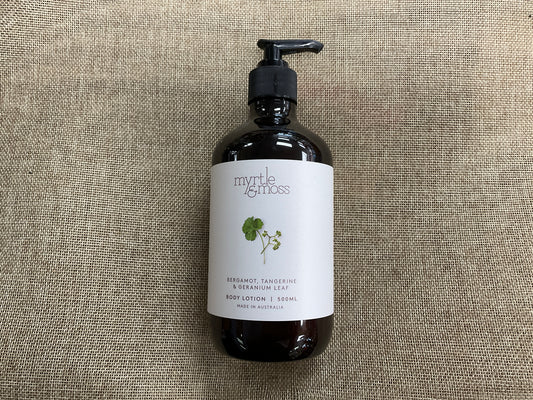 MYRTLE & MOSS BODY LOTION BERGAMOT